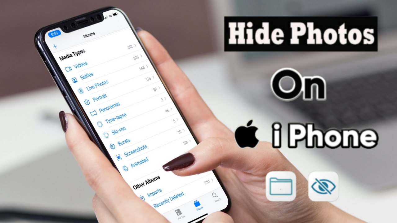 Hide Photos in iPhone without using Third-Party apps