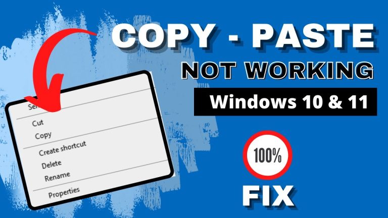 6 Ways To Fix Copy Paste Not Working in Windows 10 [2023]