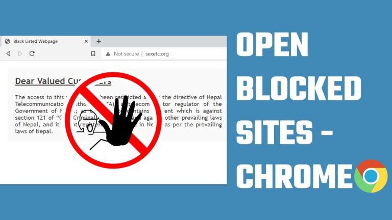 10 Ways To Open Blocked Sites on Google Chrome: 100% Working Methods for 2023