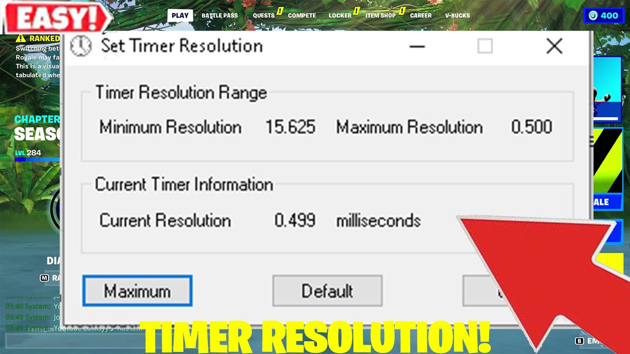 How To Set Timer Resolution?